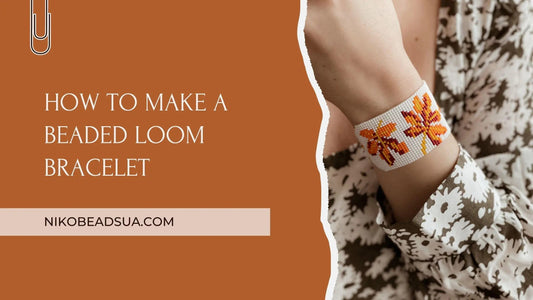 How-To-Make-a-Beaded-Loom-Bracelet NikoBeadsUA