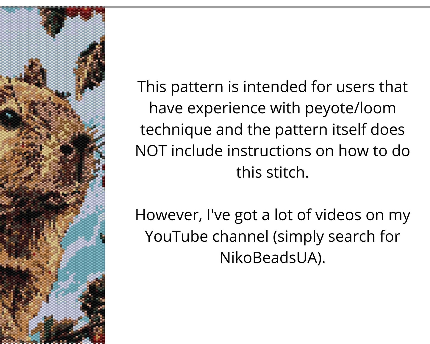 Capybara even peyote and loom patterns for beaded tapestry