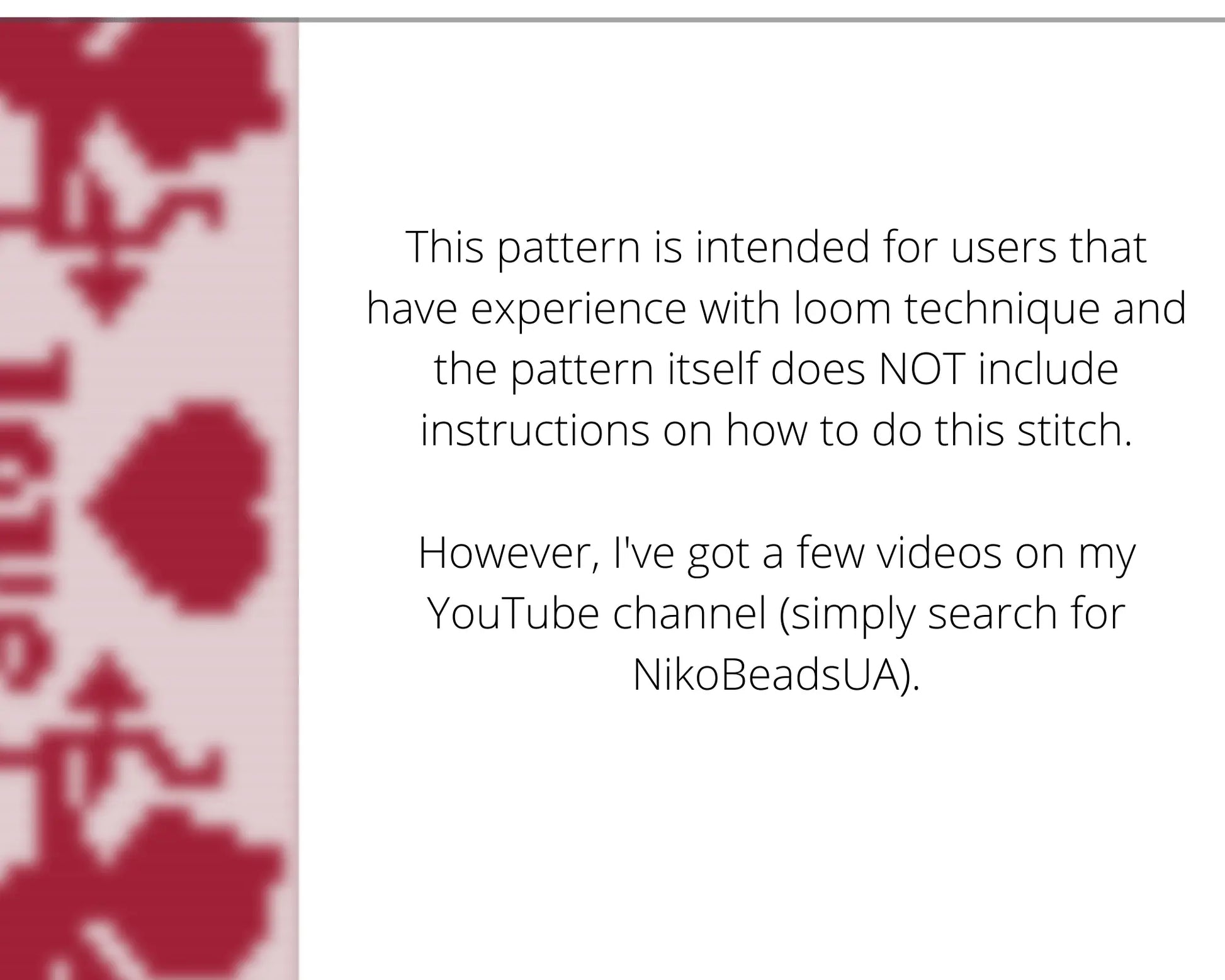 Cupid Loom pattern for beaded bracelet - NikoBeadsUA