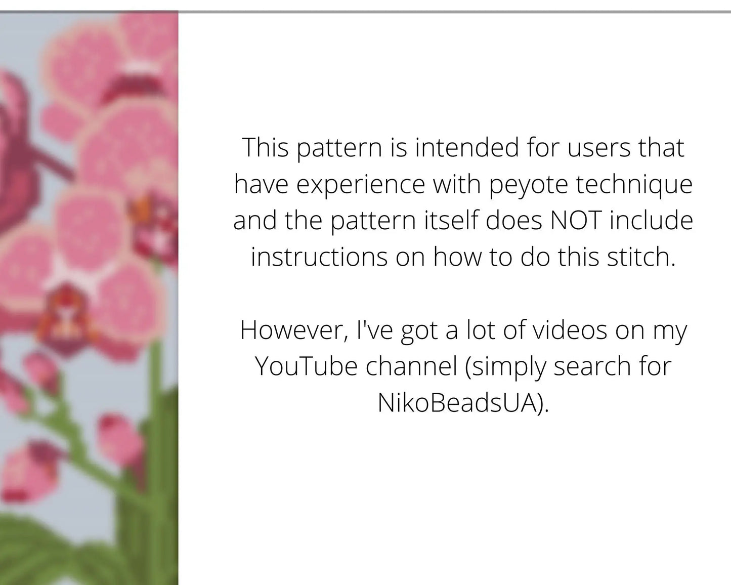 Orchid even peyote pattern for beaded bracelet NikoBeadsUA