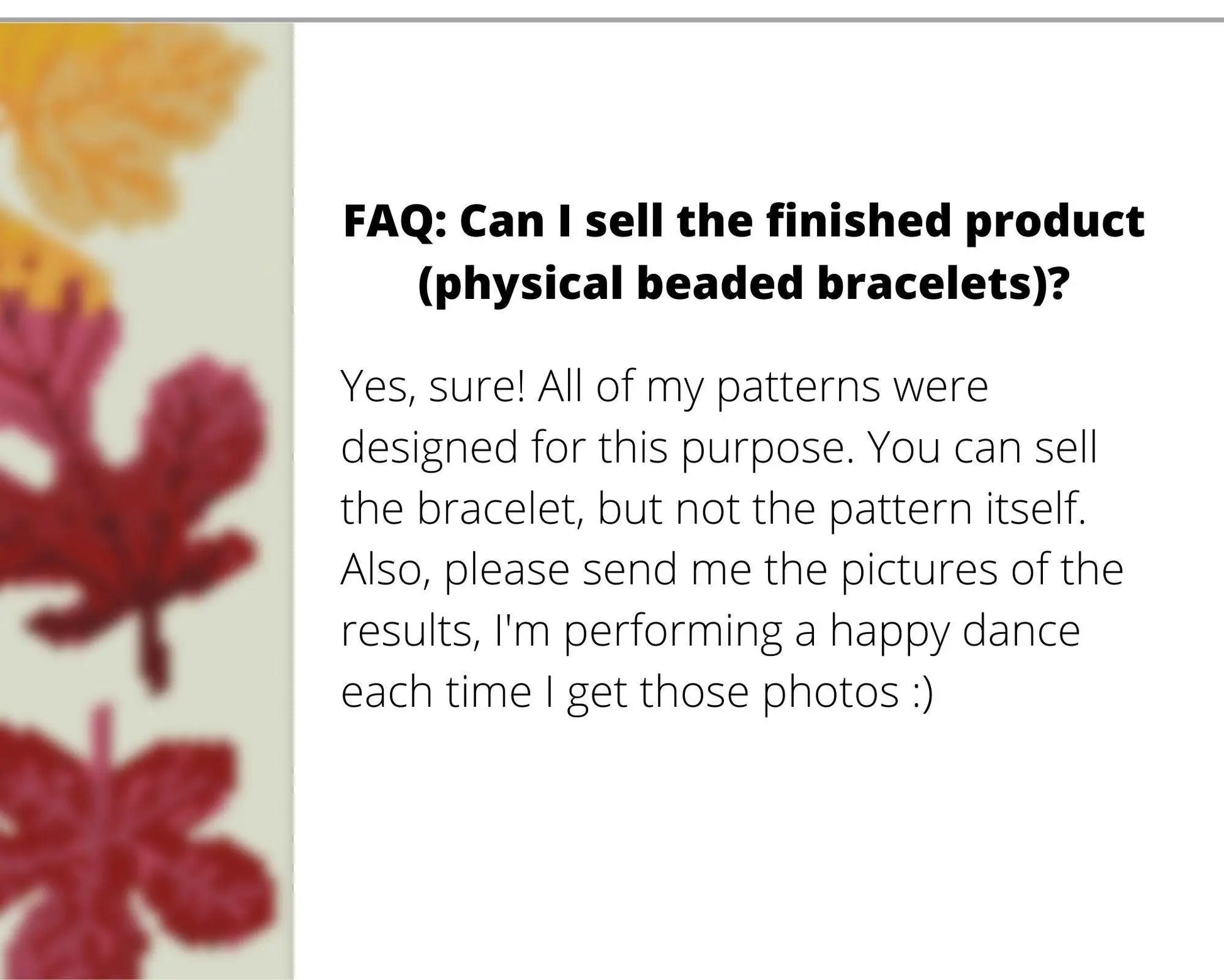 Autumn Leaves even peyote pattern for beaded bracelet - NikoBeadsUA