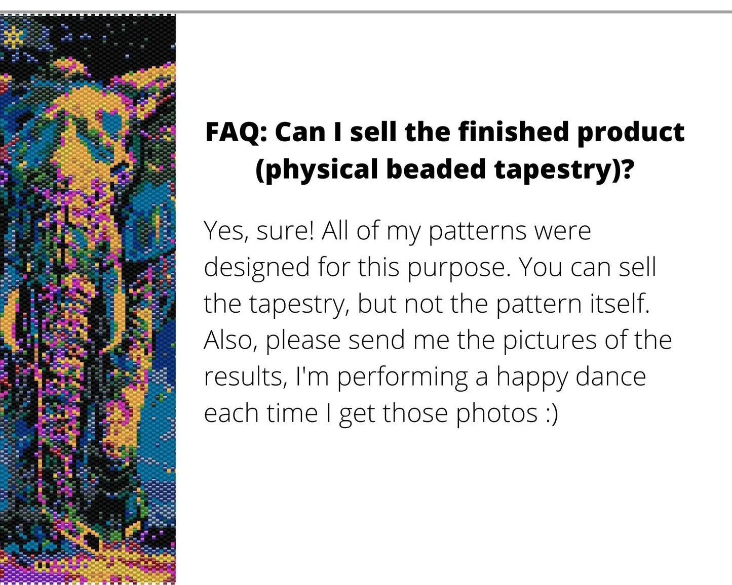 Rainbow Elephant even peyote and loom patterns for beaded tapestry NikoBeadsUA