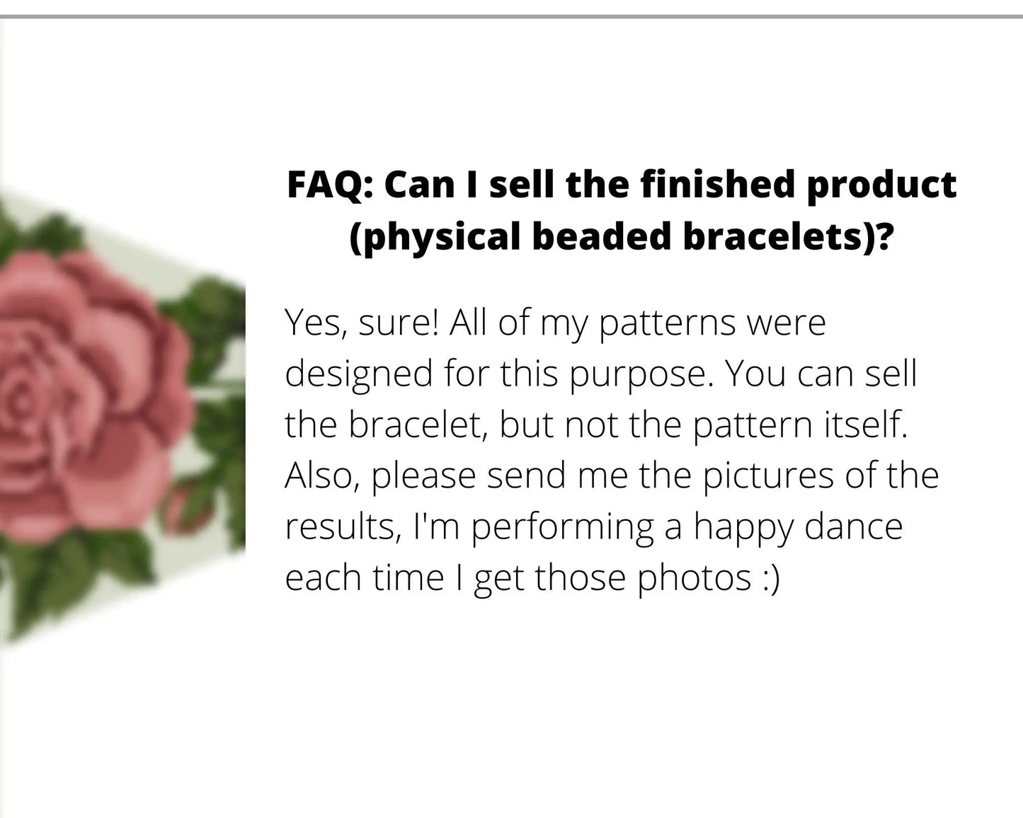 Rose Beaded Loom Fringe Necklace Pattern NikoBeadsUA