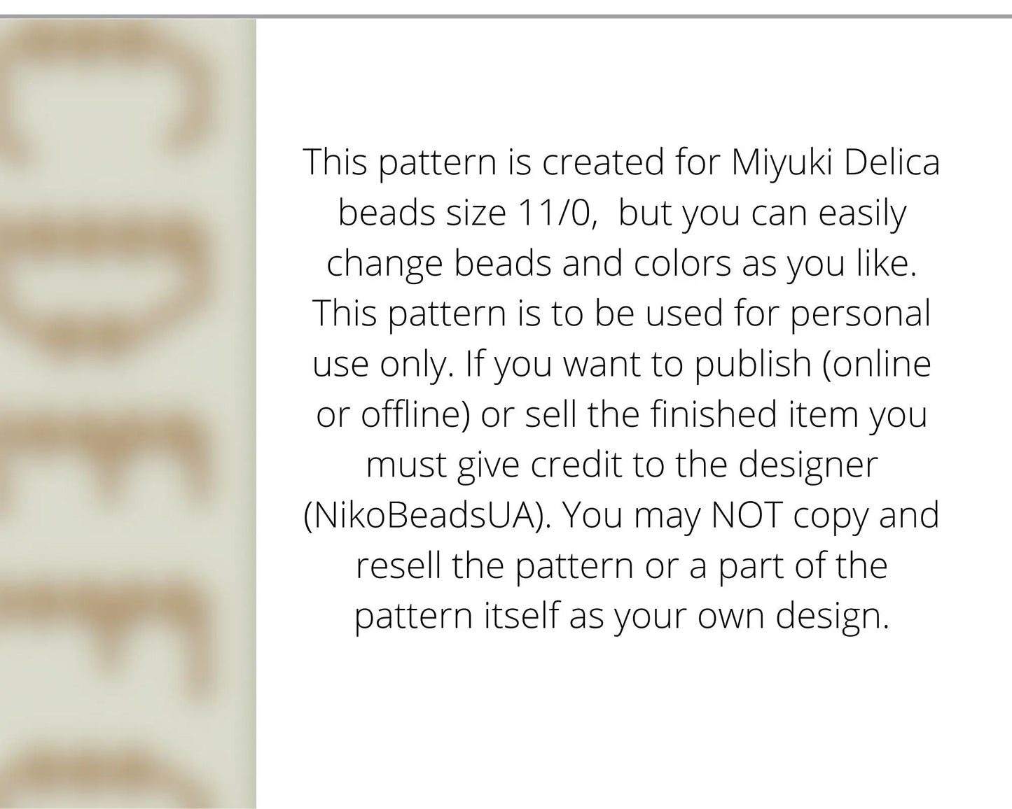 Set of 26 Alphabet Peyote patterns for beaded bracelets NikoBeadsUA