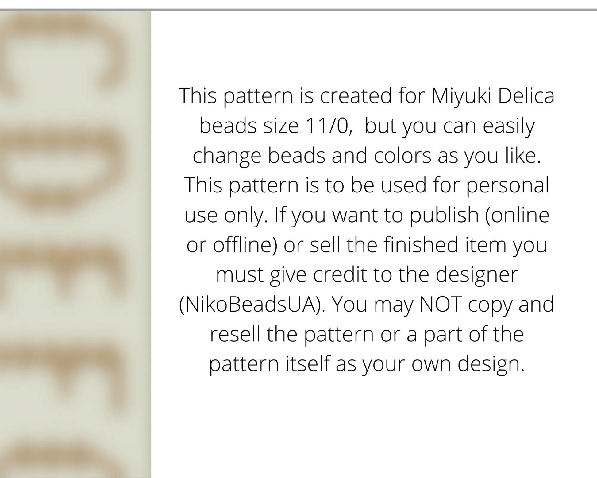 Set of 26 Alphabet Peyote patterns for beaded bracelets NikoBeadsUA