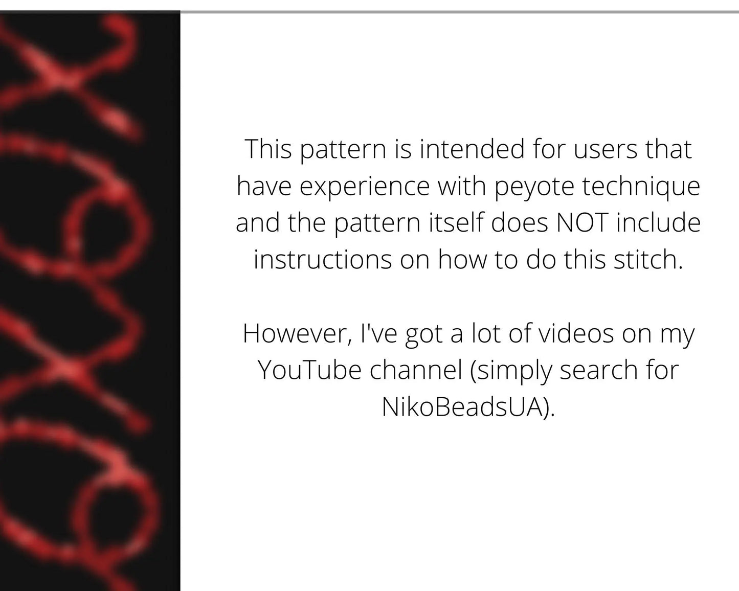 Xoxo odd peyote pattern for wide beaded bracelet NikoBeadsUA