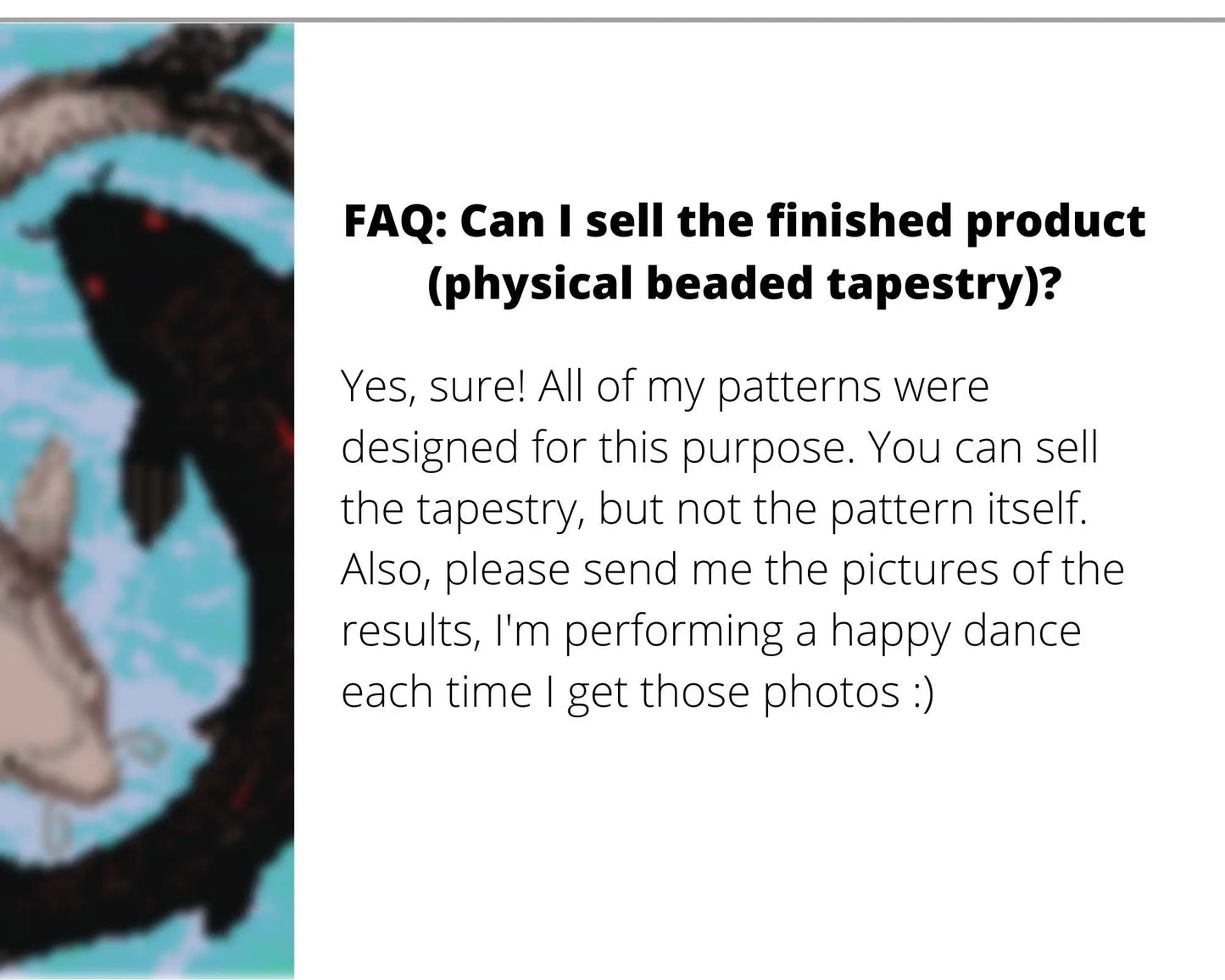 Yin Yang Fish even peyote and loom patterns for beaded tapestry NikoBeadsUA
