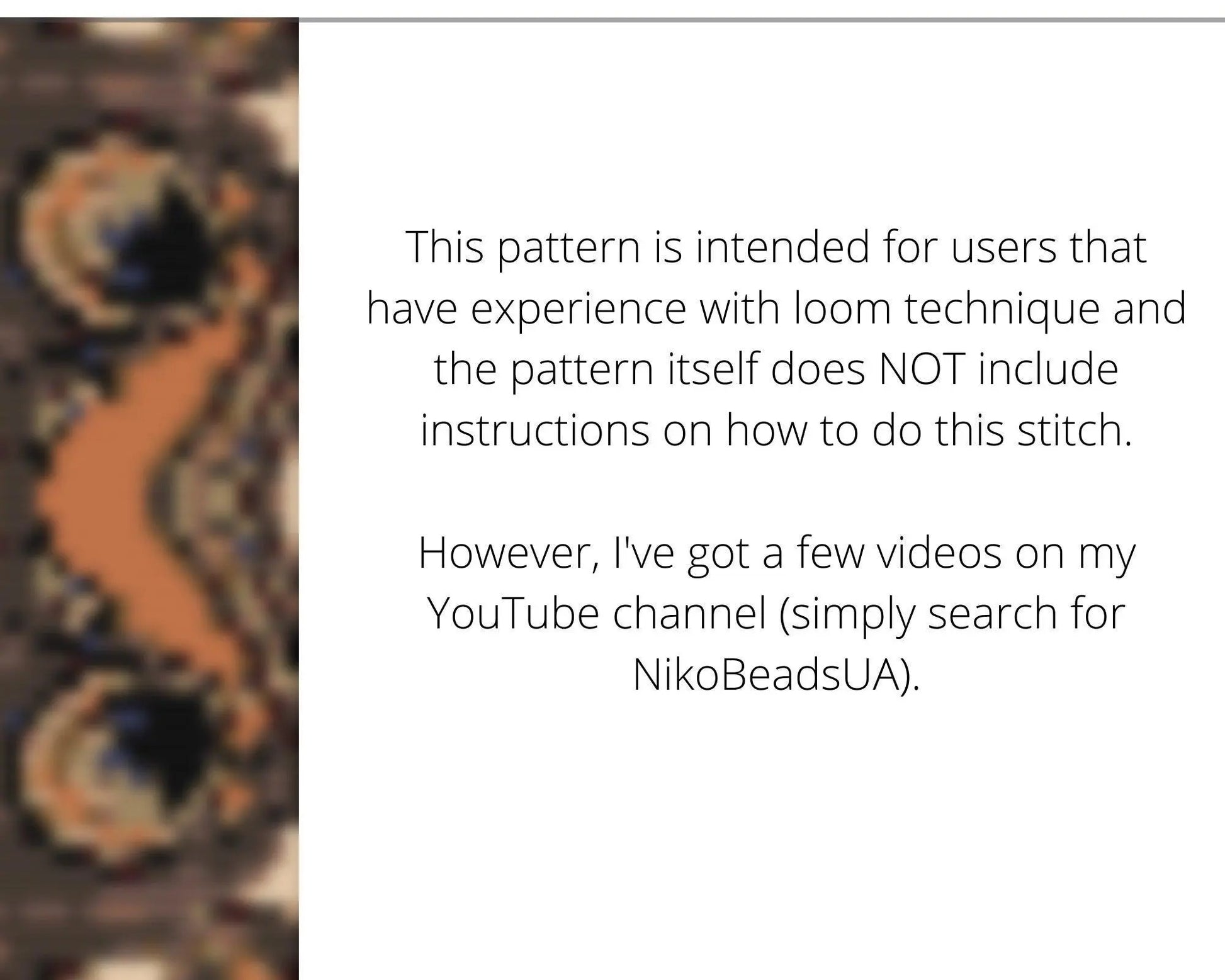 Junonia Butterfly Loom pattern for beaded bracelet - NikoBeadsUA