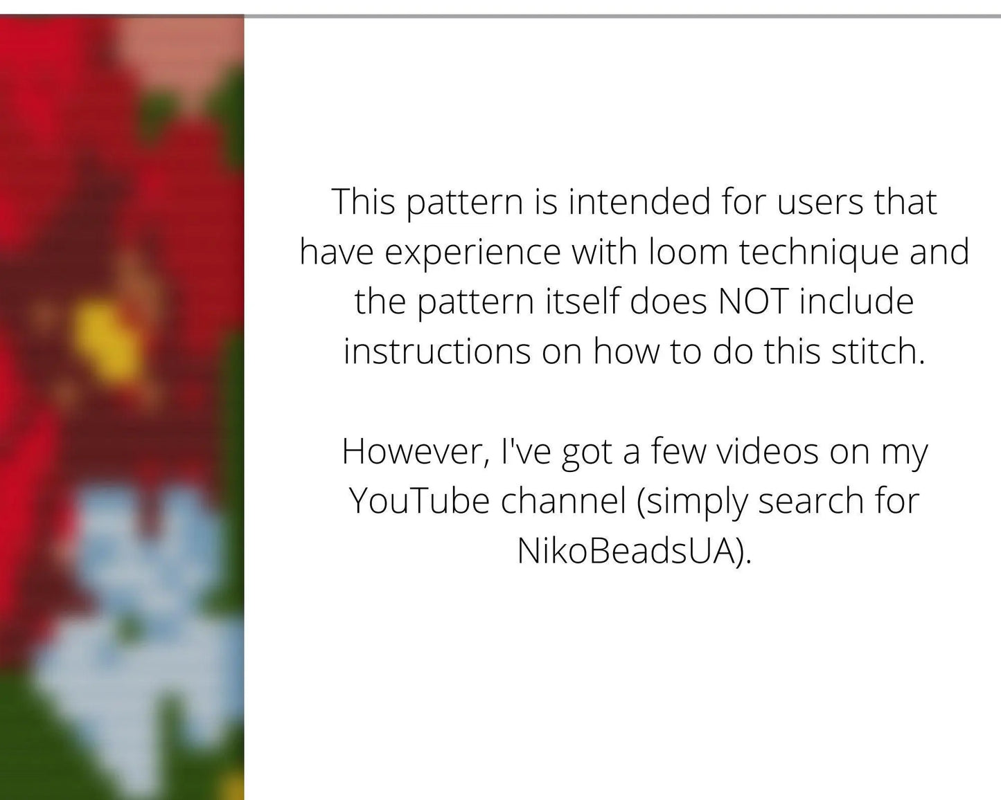 Summer Flowers Loom pattern for beaded bracelet - NikoBeadsUA