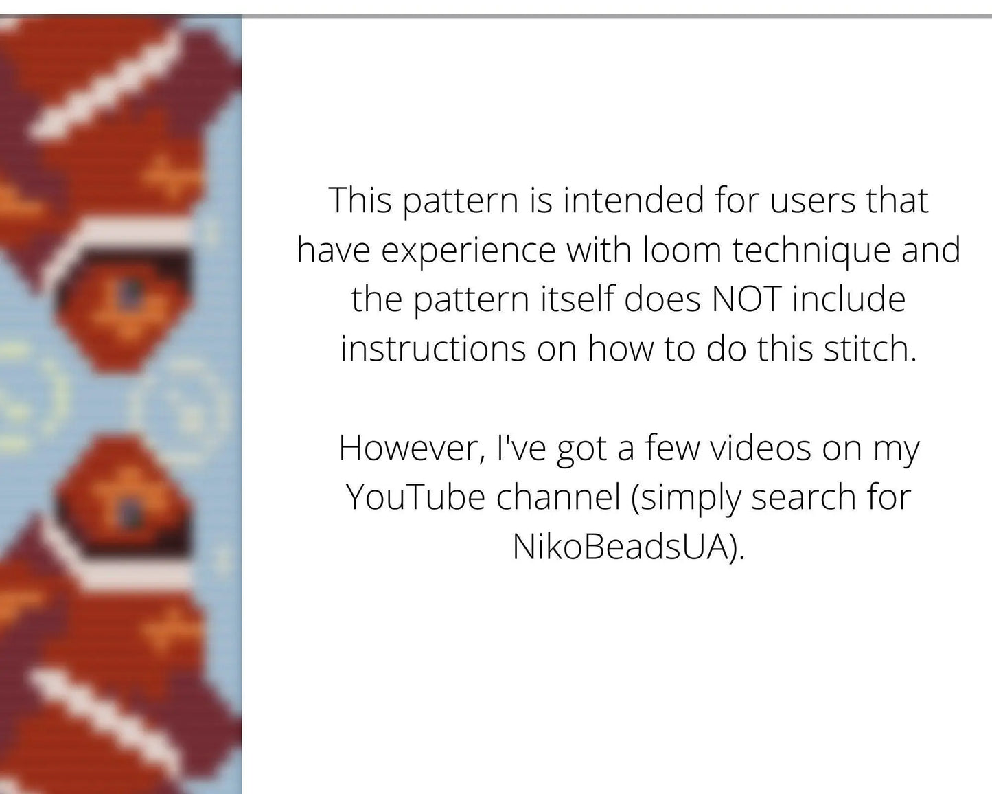 Tropical Fish Loom pattern for beaded bracelet - NikoBeadsUA