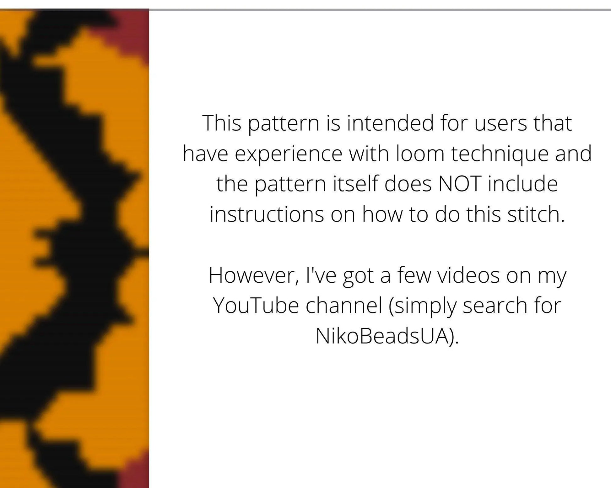 Halloween Bat Loom pattern for beaded bracelet - NikoBeadsUA