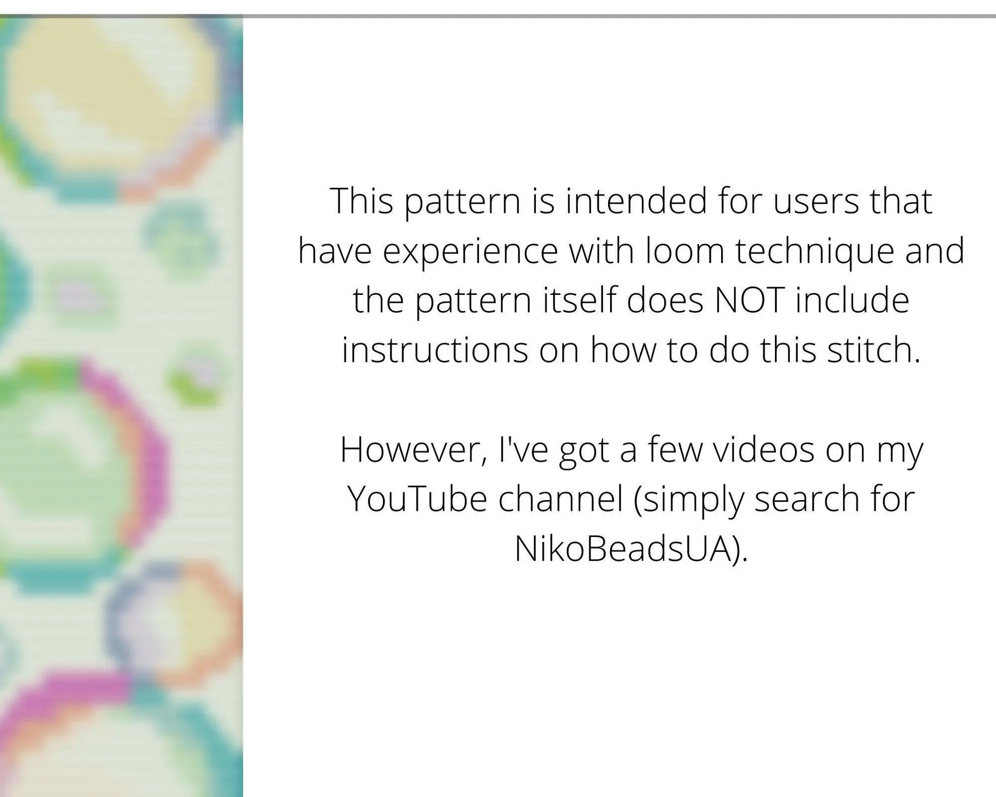 Bubble Loom pattern for beaded bracelet - NikoBeadsUA