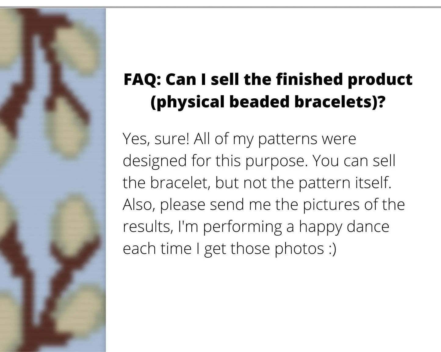 Willow Loom pattern for beaded bracelet - NikoBeadsUA
