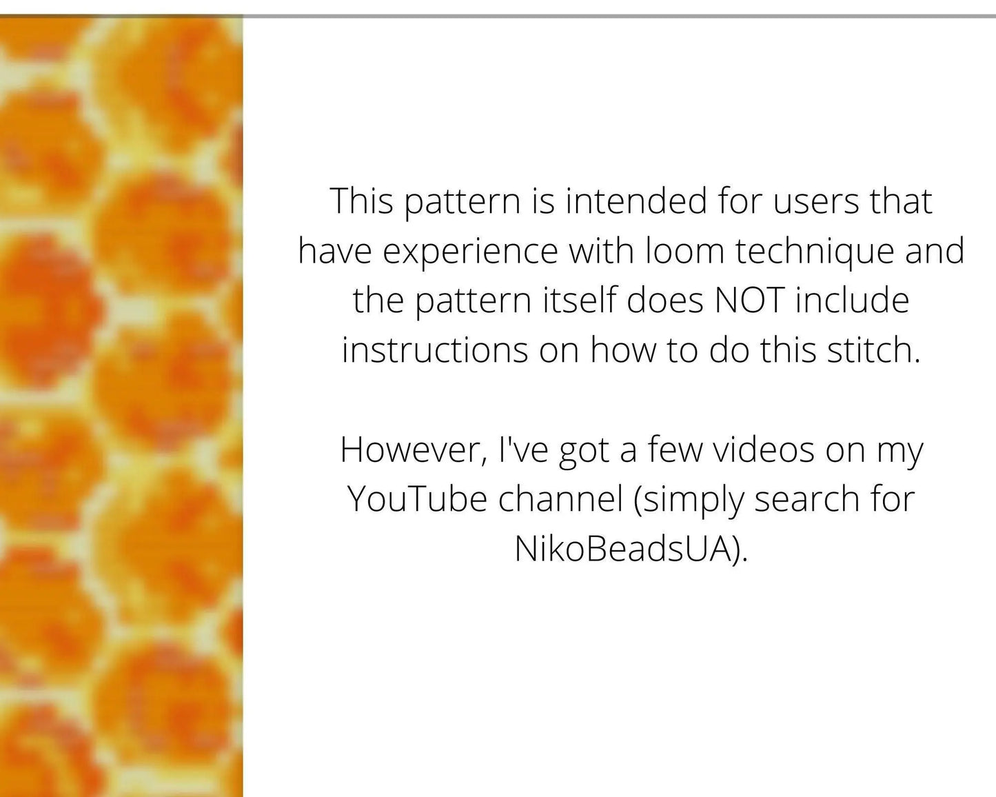 Honeycomb Loom pattern for beaded bracelet - NikoBeadsUA