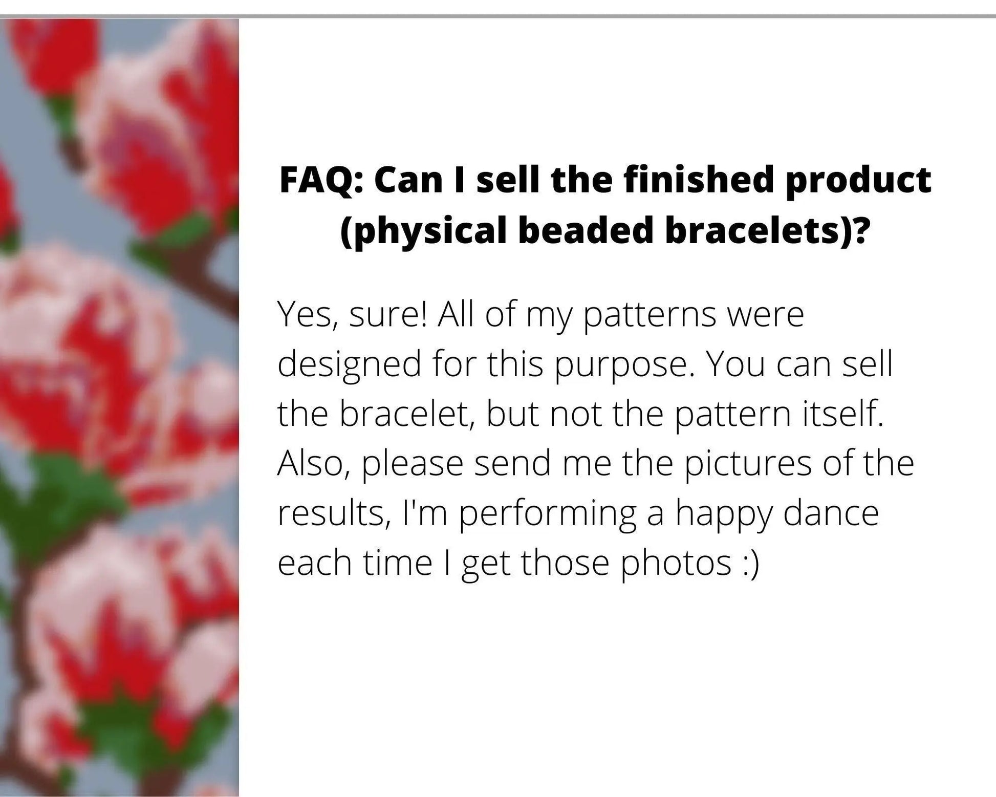 Magnolia even peyote pattern for beaded bracelet - NikoBeadsUA