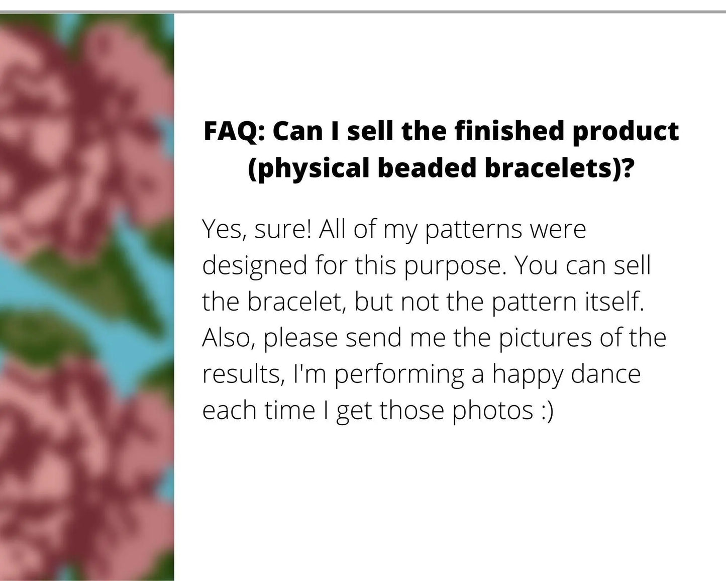 Pink Roses even peyote pattern for beaded bracelet - NikoBeadsUA