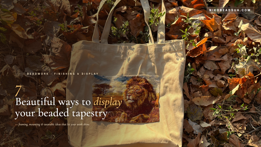 7 Beautiful Ways to Display Your Beaded Tapestry NikoBeadsUA