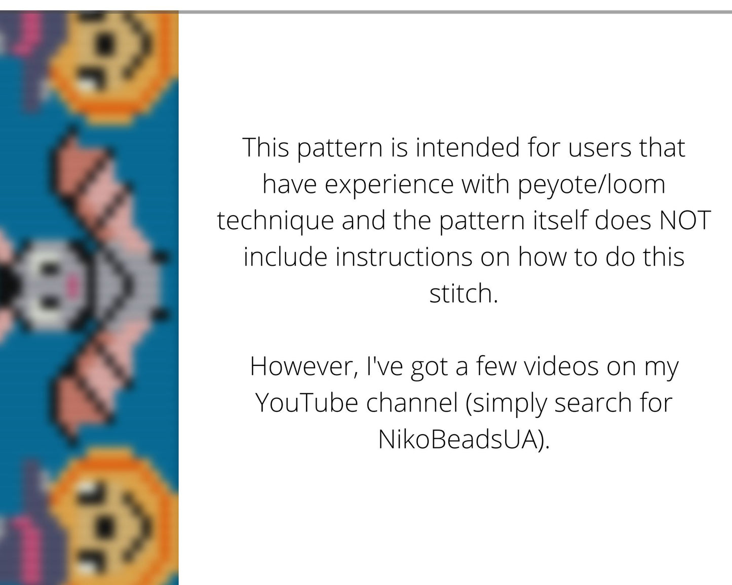 Halloween Bat & Pumpkin peyote and loom patterns for beaded bracelet