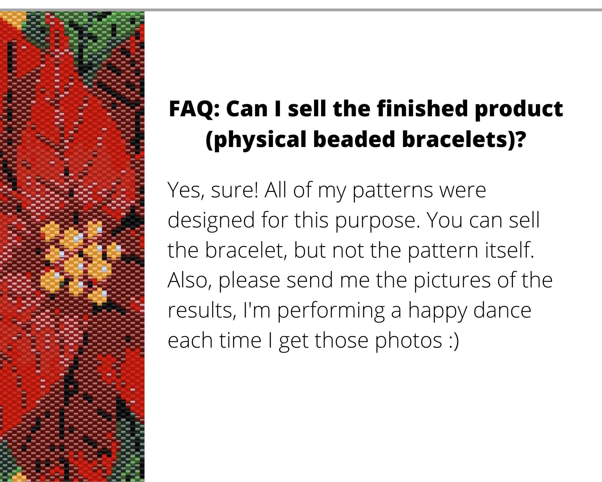 Poinsettia even peyote and loom patterns for beaded bracelet or bookmark NikoBeadsUA