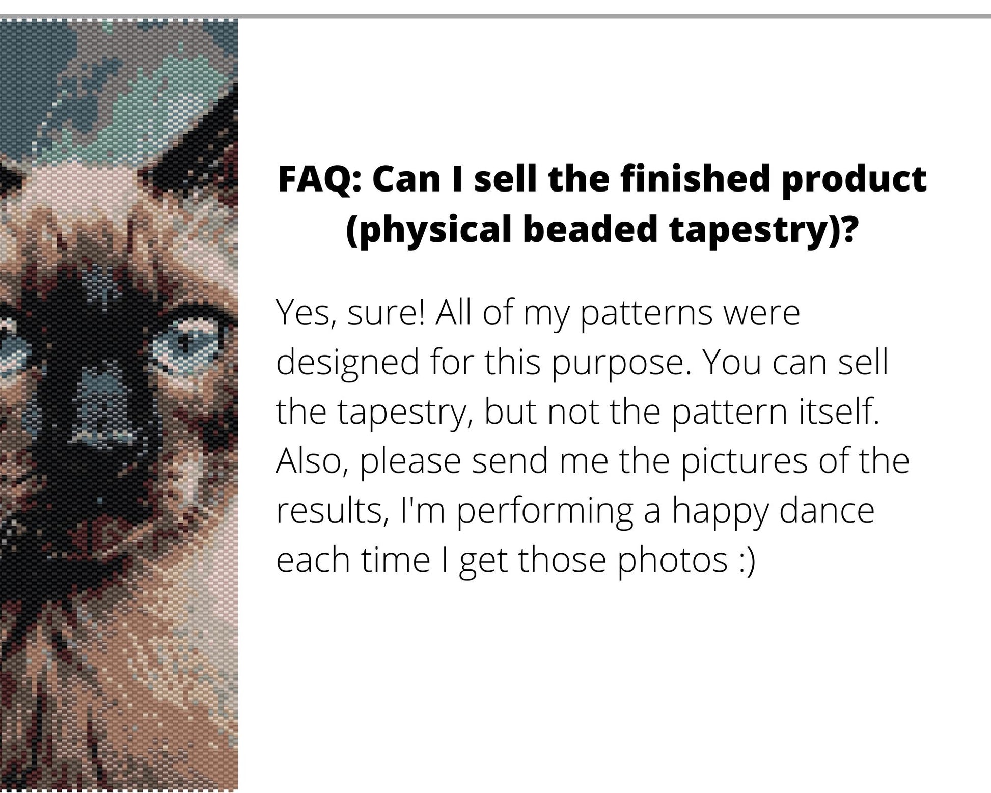 Siamese Cat even peyote and loom patterns for beaded tapestry or postcard NikoBeadsUA