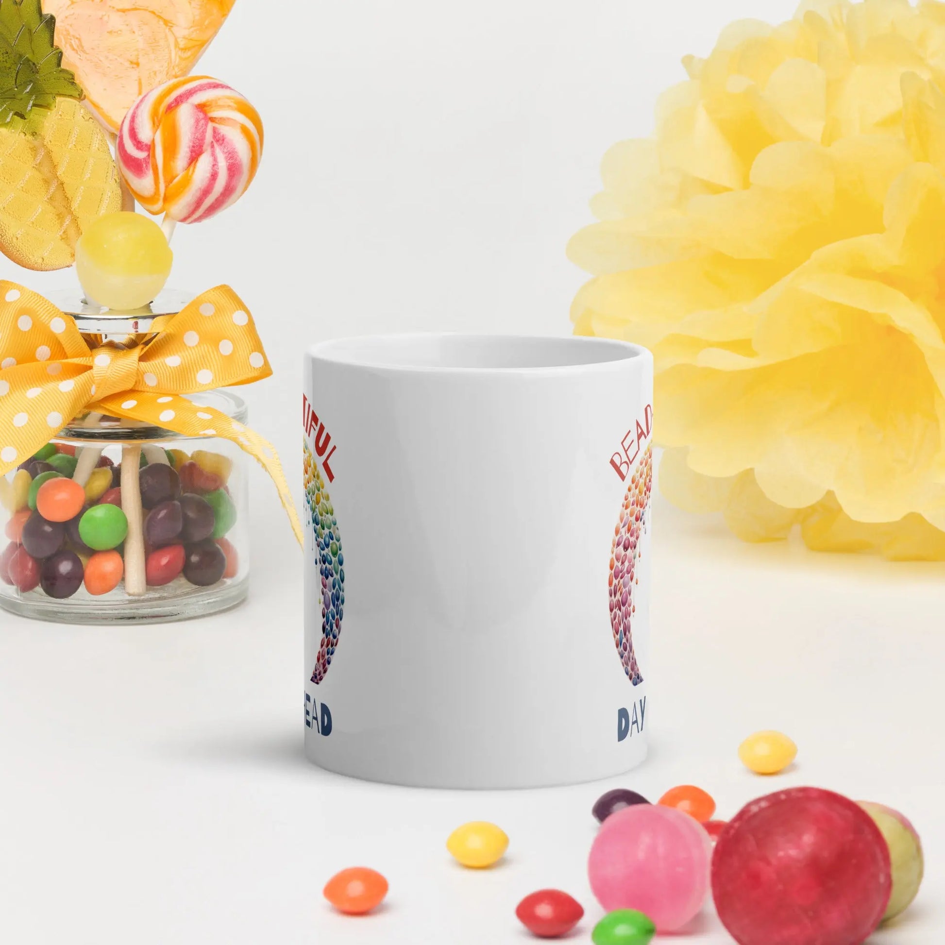 Bead-Utiful Day Ahead Watercolor mug NikoBeadsUA