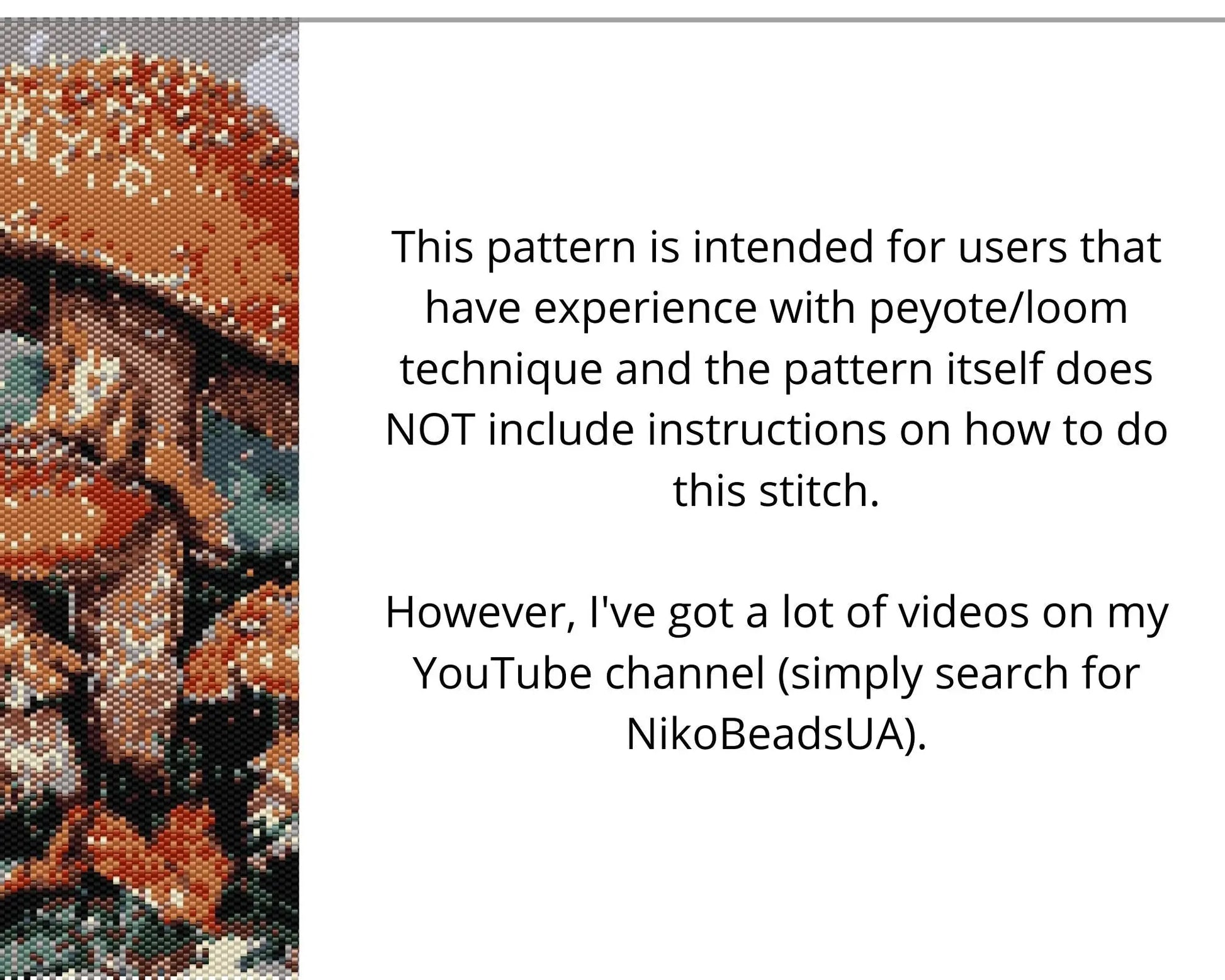 Death Cap Mushrooms even peyote and loom patterns for beaded tapestry NikoBeadsUA