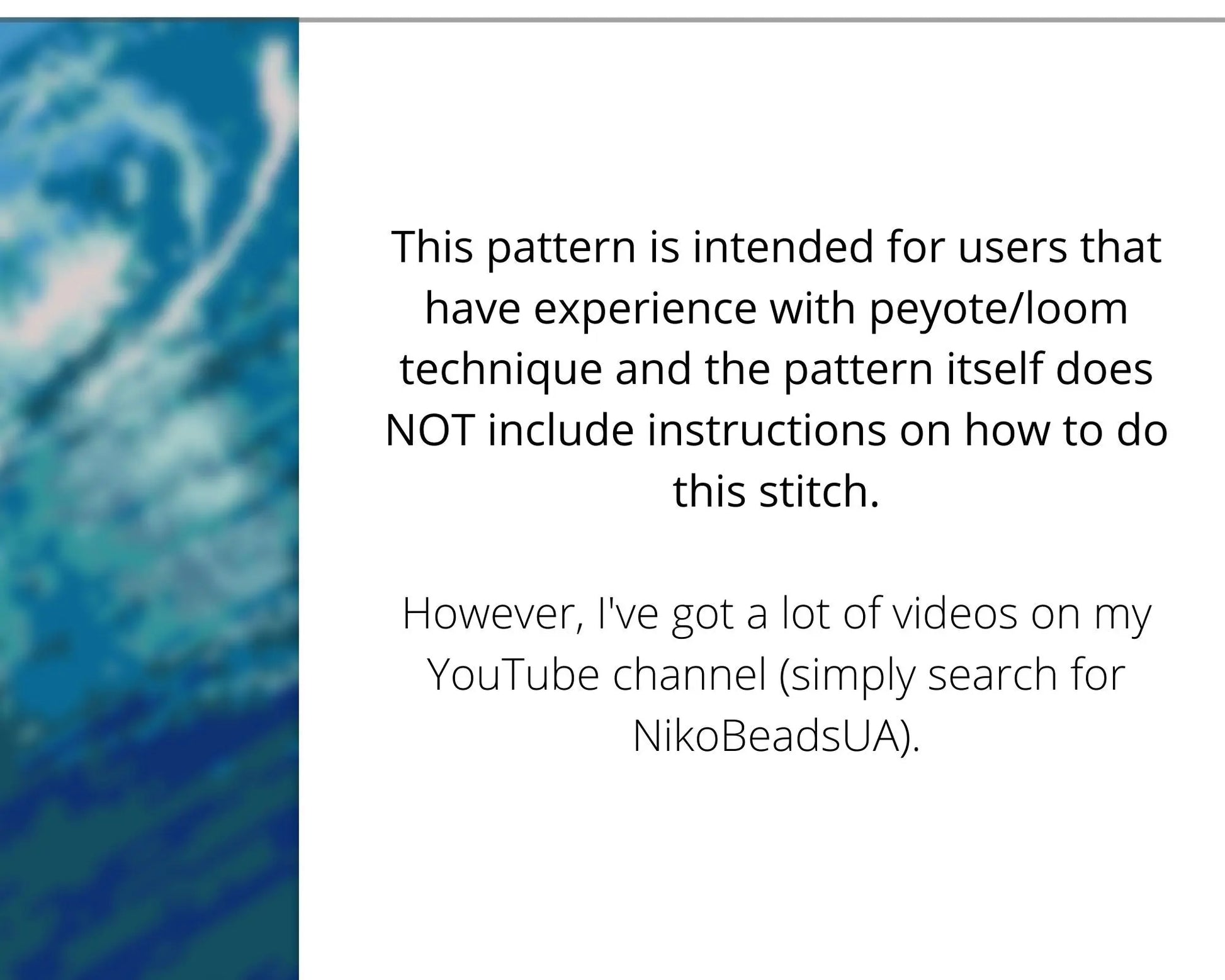 Ocean Wave even peyote and loom patterns for beaded bracelet NikoBeadsUA