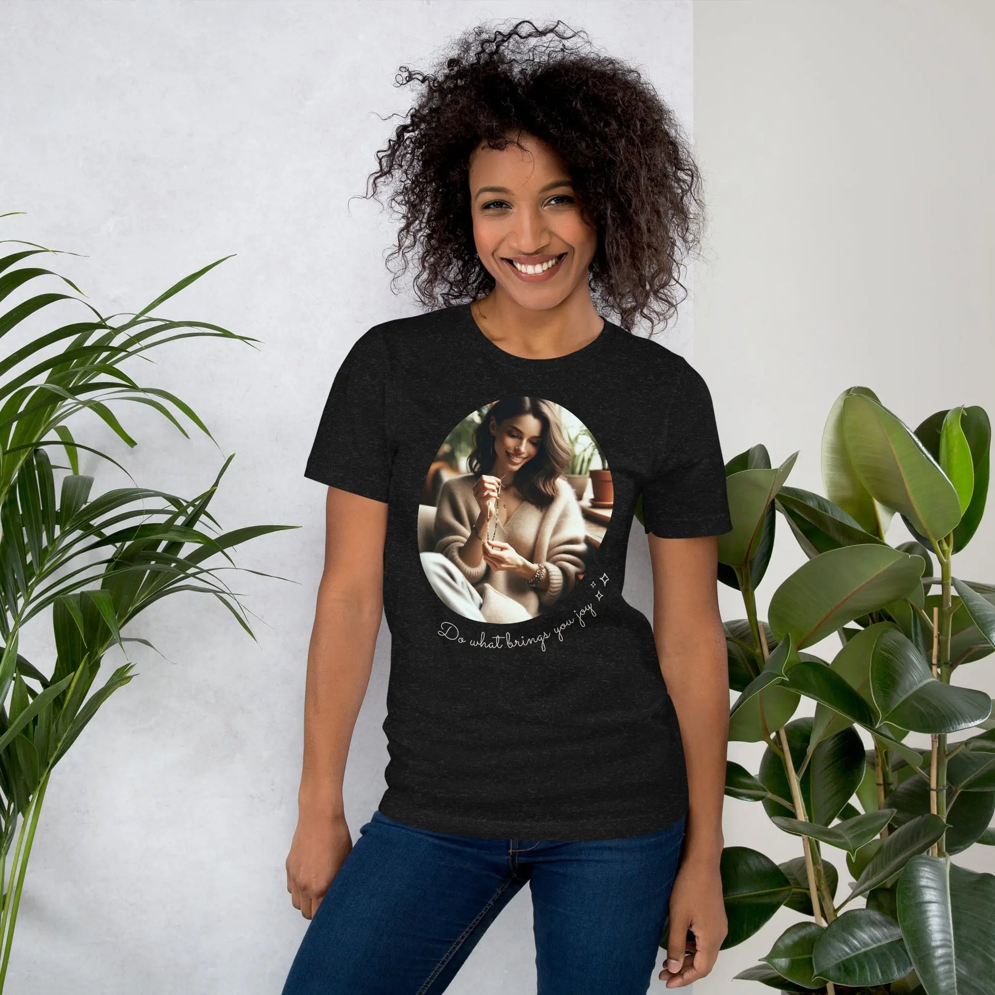 "Do What Brings You Joy" Beader Unisex t-shirt NikoBeadsUA