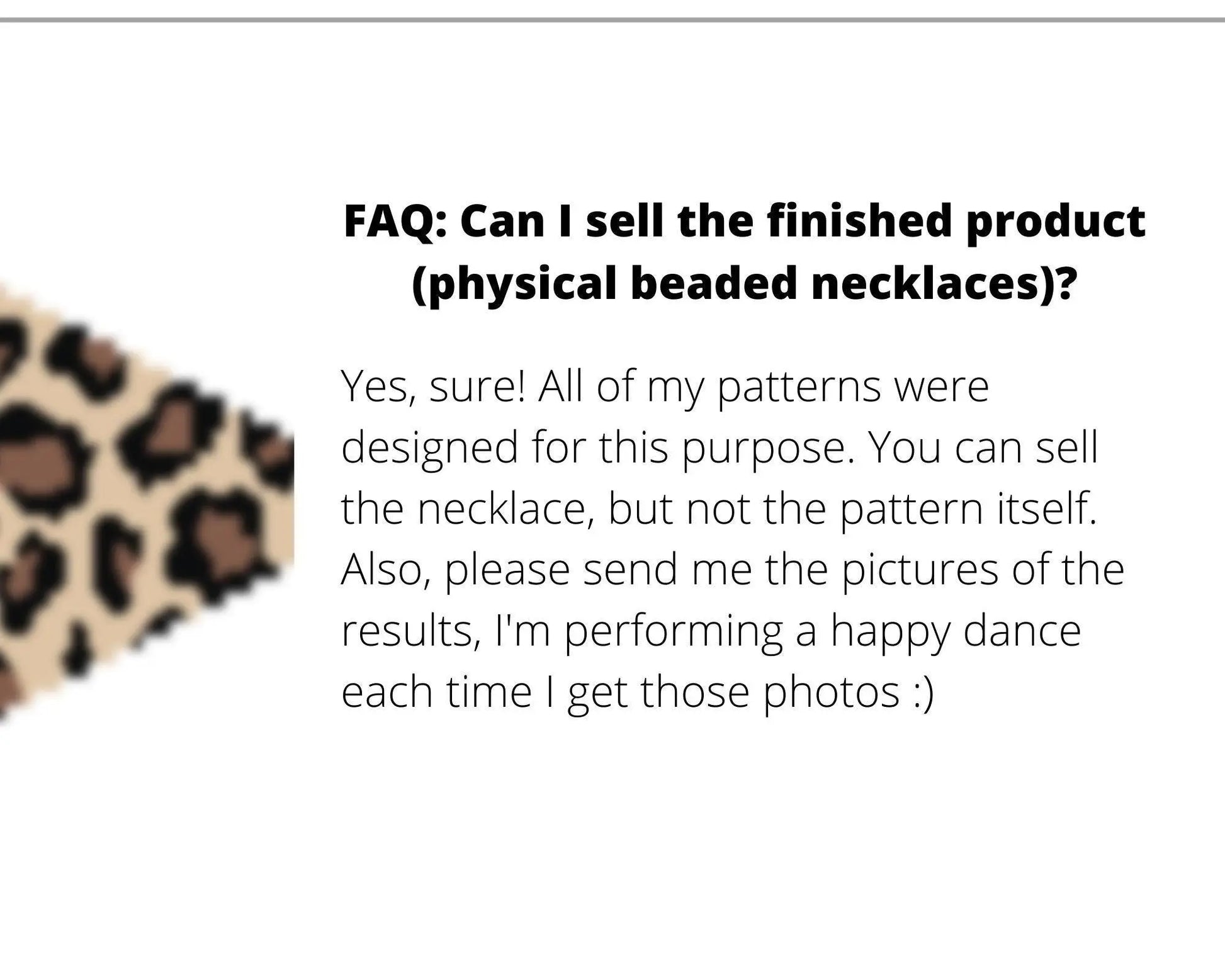 Leopard Beaded Loom Necklace Pattern with Fringe - DIY Jewelry Tutorial - NikoBeadsUA