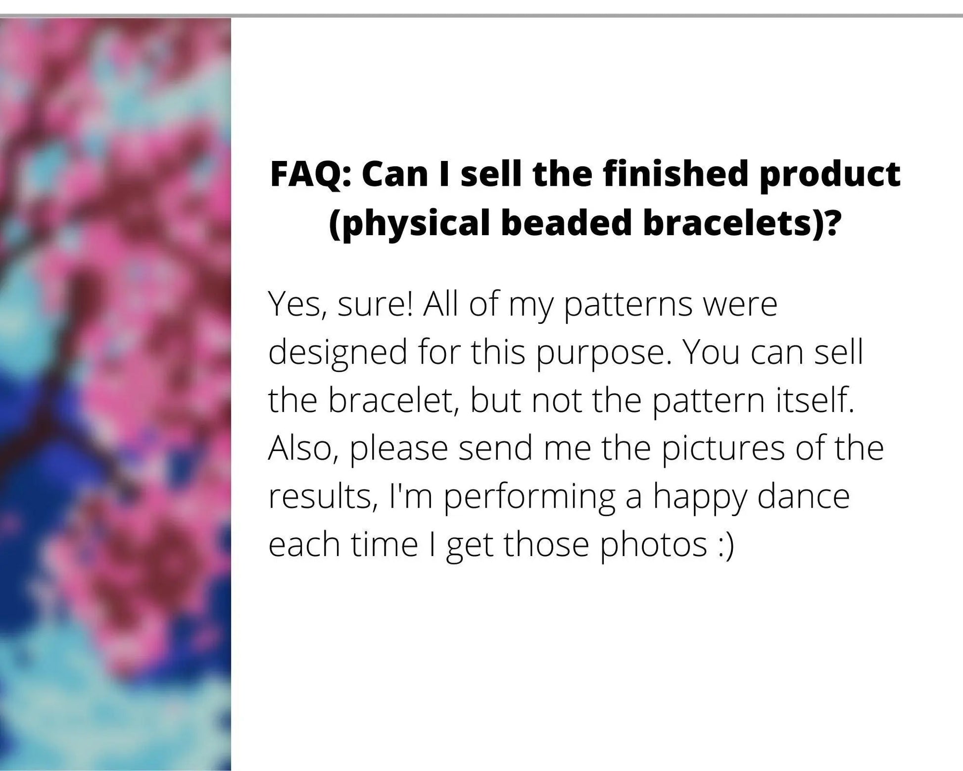 Sakura even peyote pattern for beaded bracelet - NikoBeadsUA