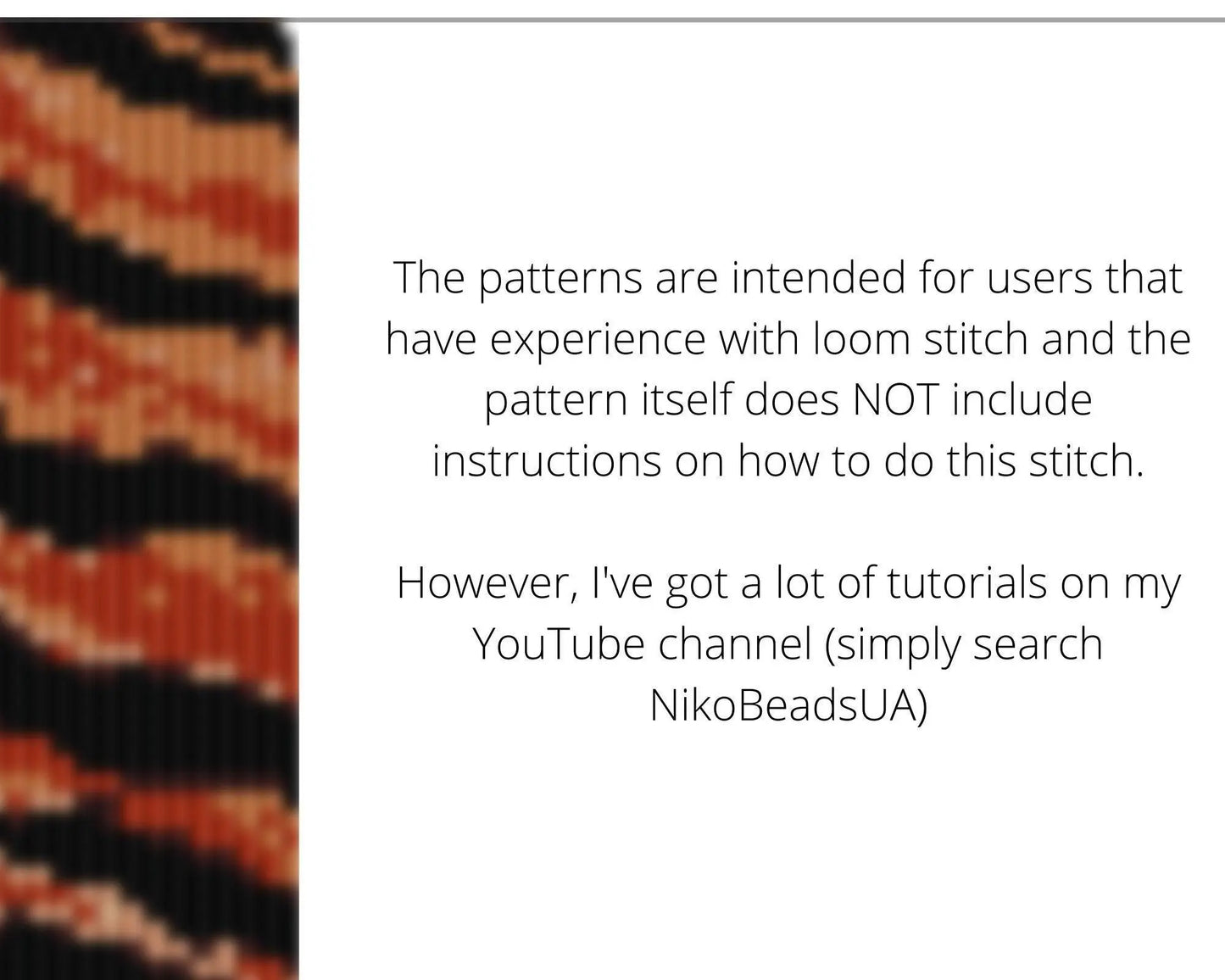 Set of 5 Animal Print Loom Bracelets patterns for Miyuki Delica - NikoBeadsUA